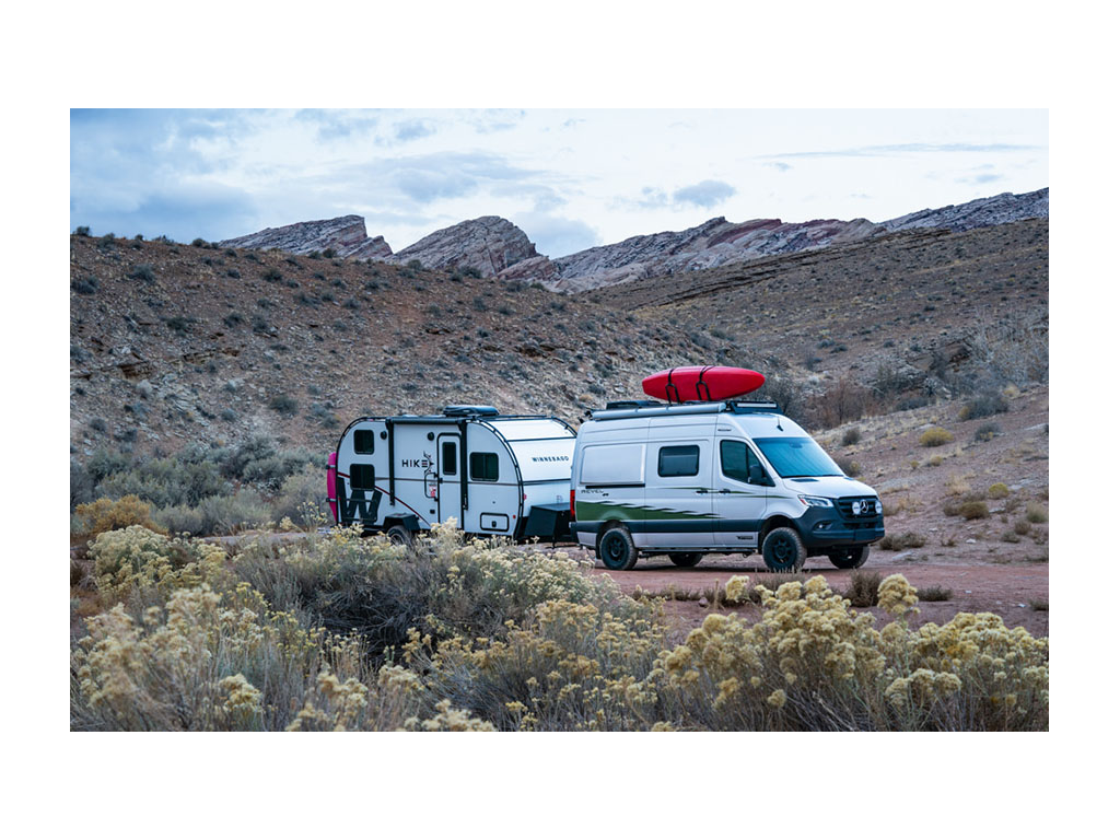 Winnebago Revel and HIKE boondocking in the wild in Utah