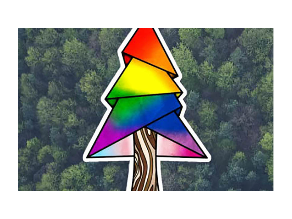 Safe Space logo - multicolored tree