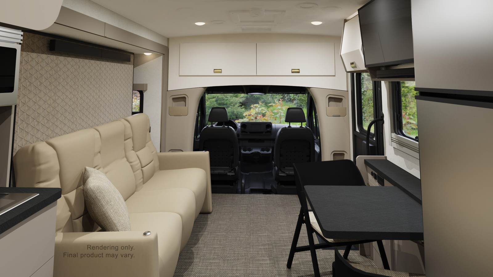 View/Navion back-to-front interior view