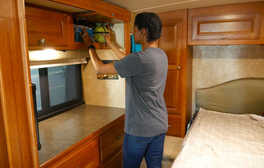 Conquering camper cupboards - The Touring Camper