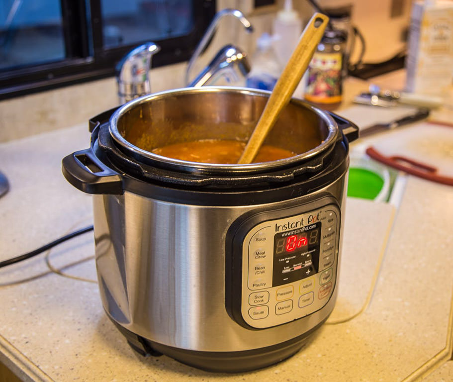 Detail view of Instant Pot